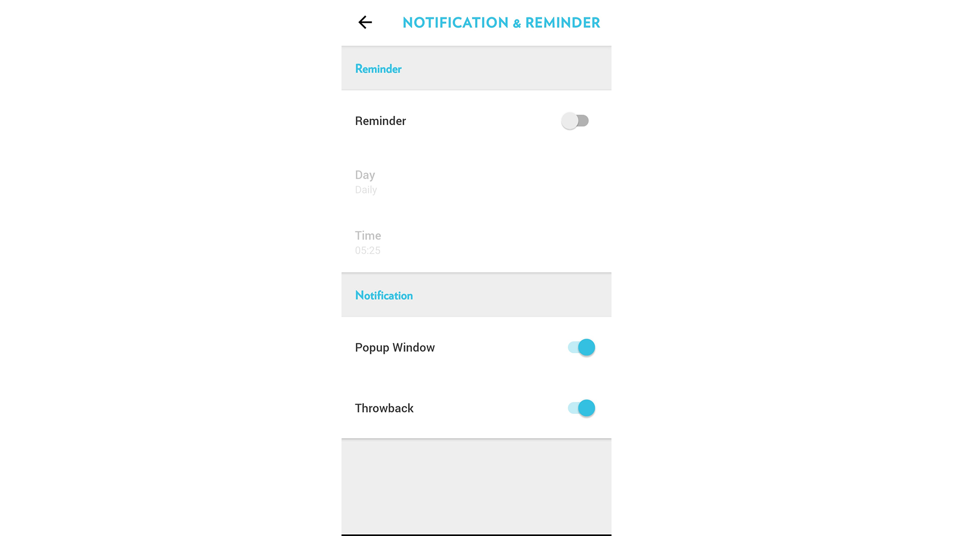 Journey allows you to schedule reminders for your journaling habit