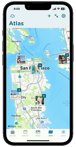 Journey Travel Journal App Map 