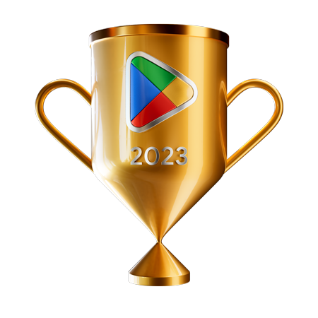 Google Play’s Best of 2023 trophy.