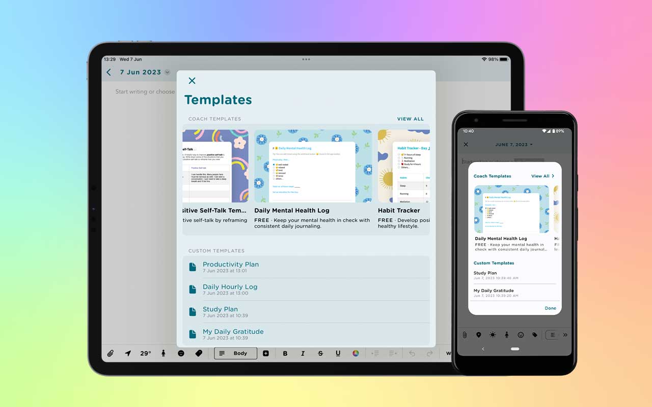 Journey iOS, Mac, and Android Updates for June 2023 - Custom Templates