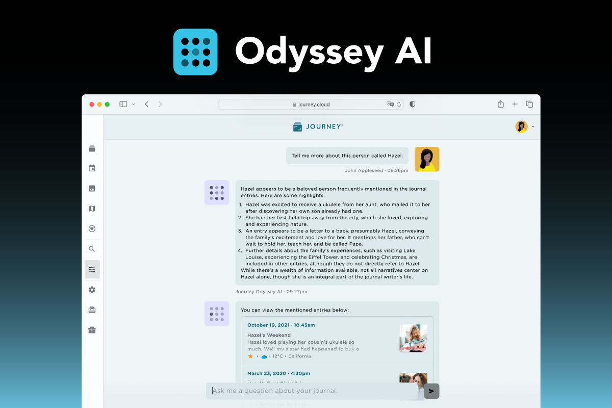 Introducing Journey Odyssey AI: Deepening Your Self-Understanding through GPT Journal-Based Responses